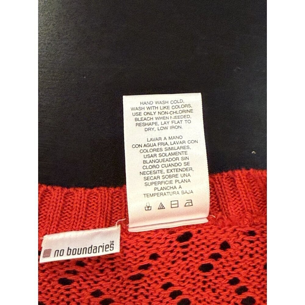 Y2K Babydoll Cherry Tomato Red Cardigan Sweater Knit Short Sleeve Womens Medium - Picture 6 of 8